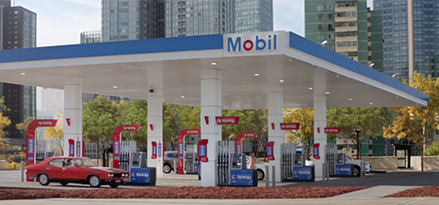 Mobil service stations