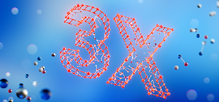 Red premium molecules creating x3